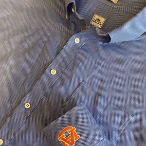 Peter Millar Auburn button up XL